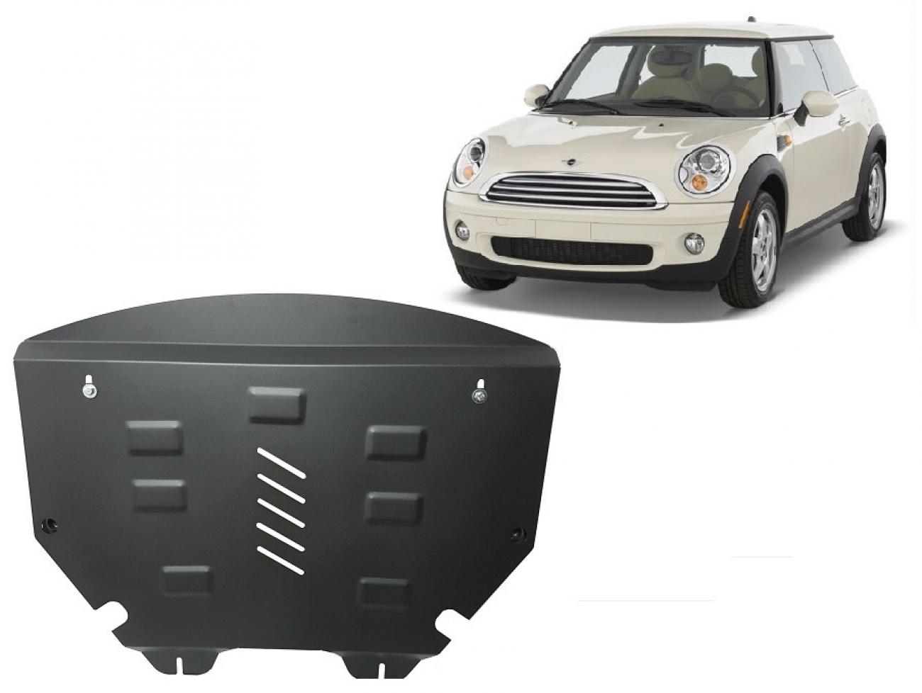 Hasplåt Stål Motor+ | Mini Cooper R56 (2006-2014) - 2