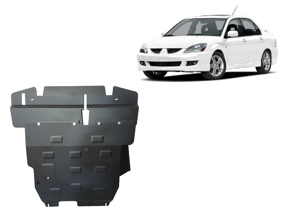Proteção inferior em aço Motor+ | Mitsubishi Lancer (2002-2007) - 2