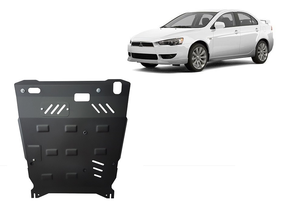 Protezione inferiore in acciaio Motore+ | Mitsubishi Lancer (2007-2017) - 2