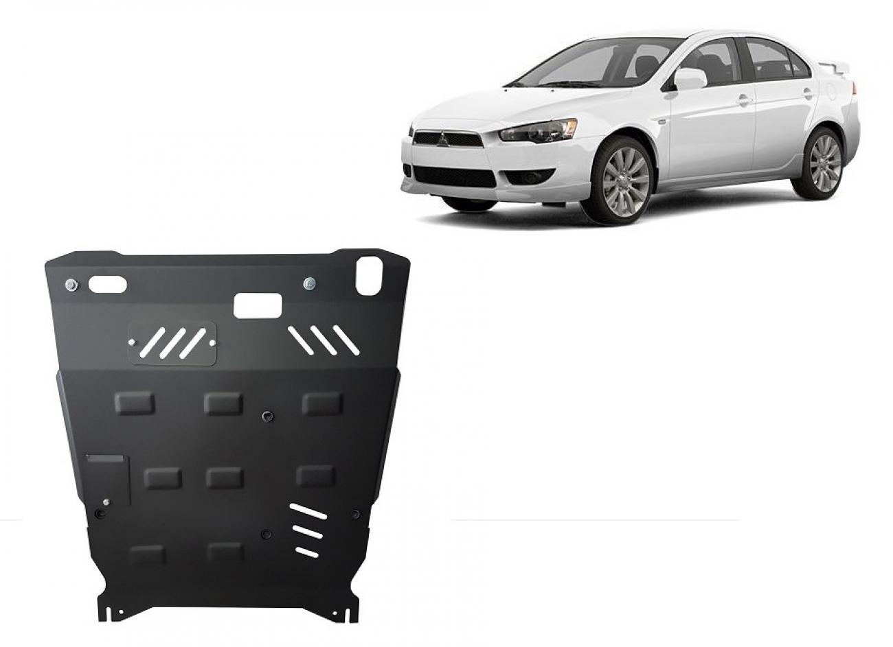 Bundplade Stål Motor+ | Mitsubishi Lancer (2007-2017) - 2