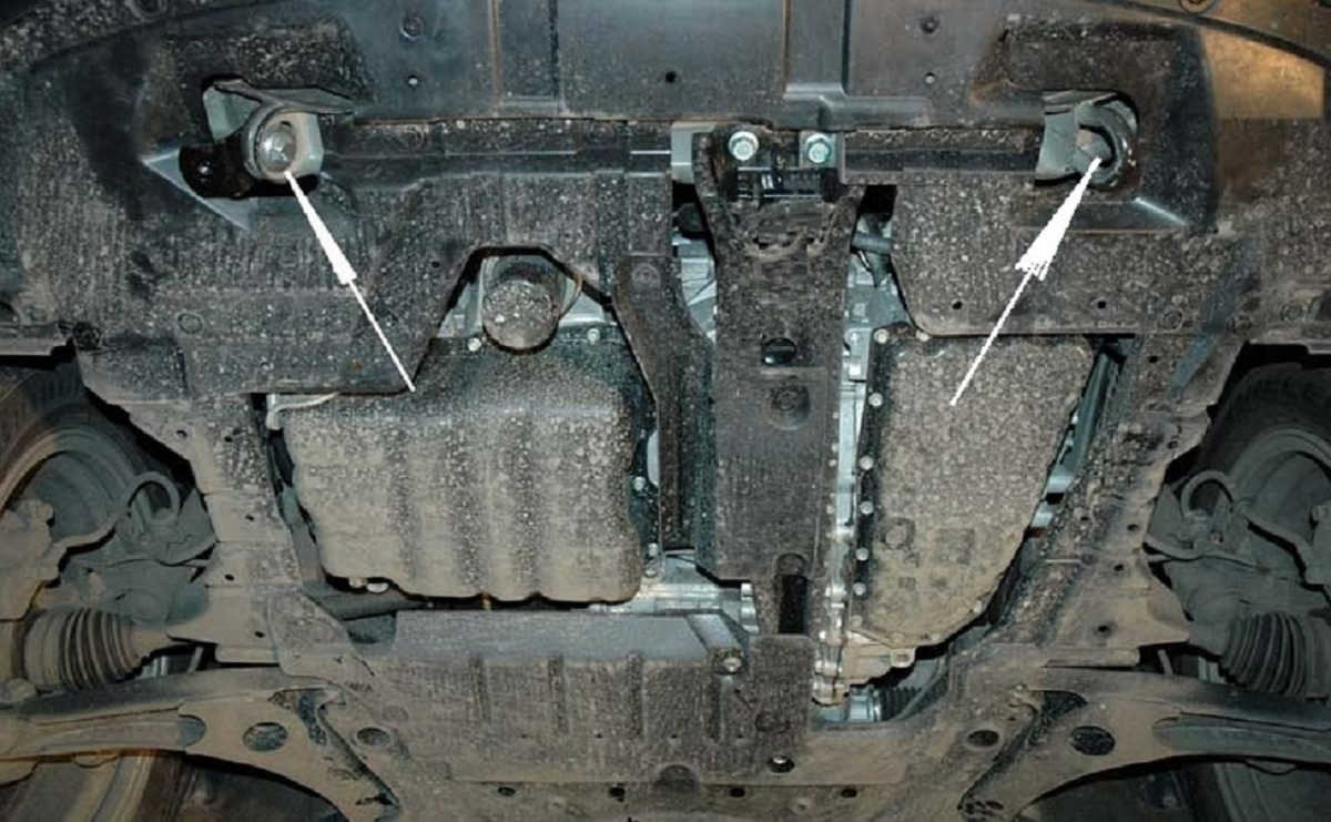 Protezione inferiore in acciaio Motore+ | Mitsubishi Lancer (2007-2017) - 4
