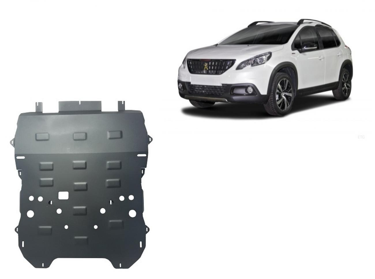 Skid plate Steel Engine+ | Peugeot 3008 (2017-2024) - 2