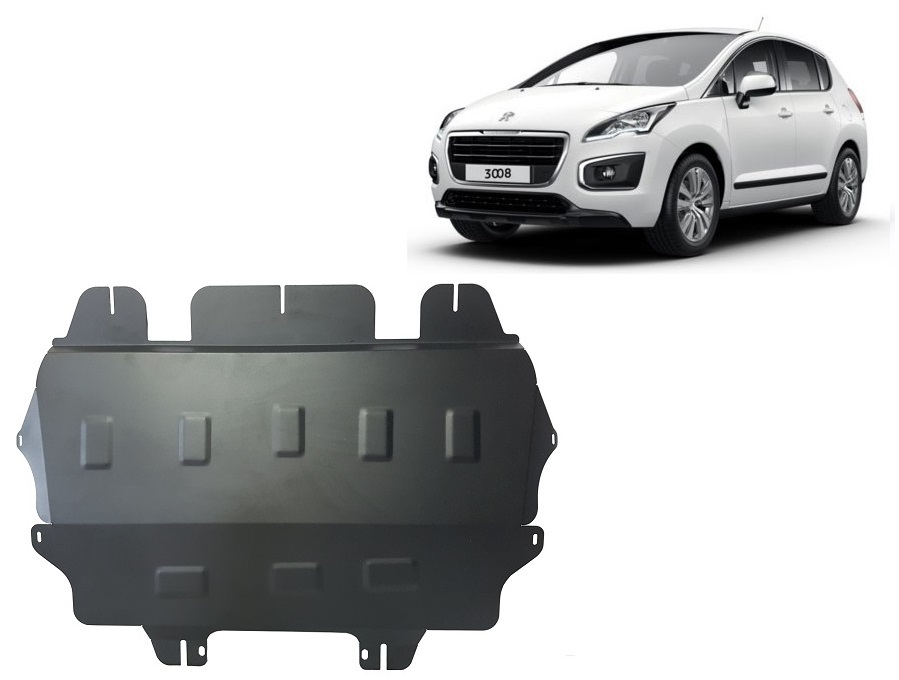 Protezione inferiore in acciaio Motore+ | Peugeot 3008 (2009-2016) - 2