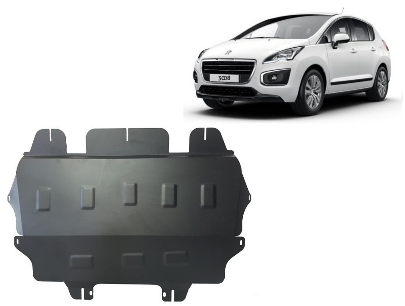 Skid plate Steel Engine+ | Peugeot 3008 (2009-2016) - 2