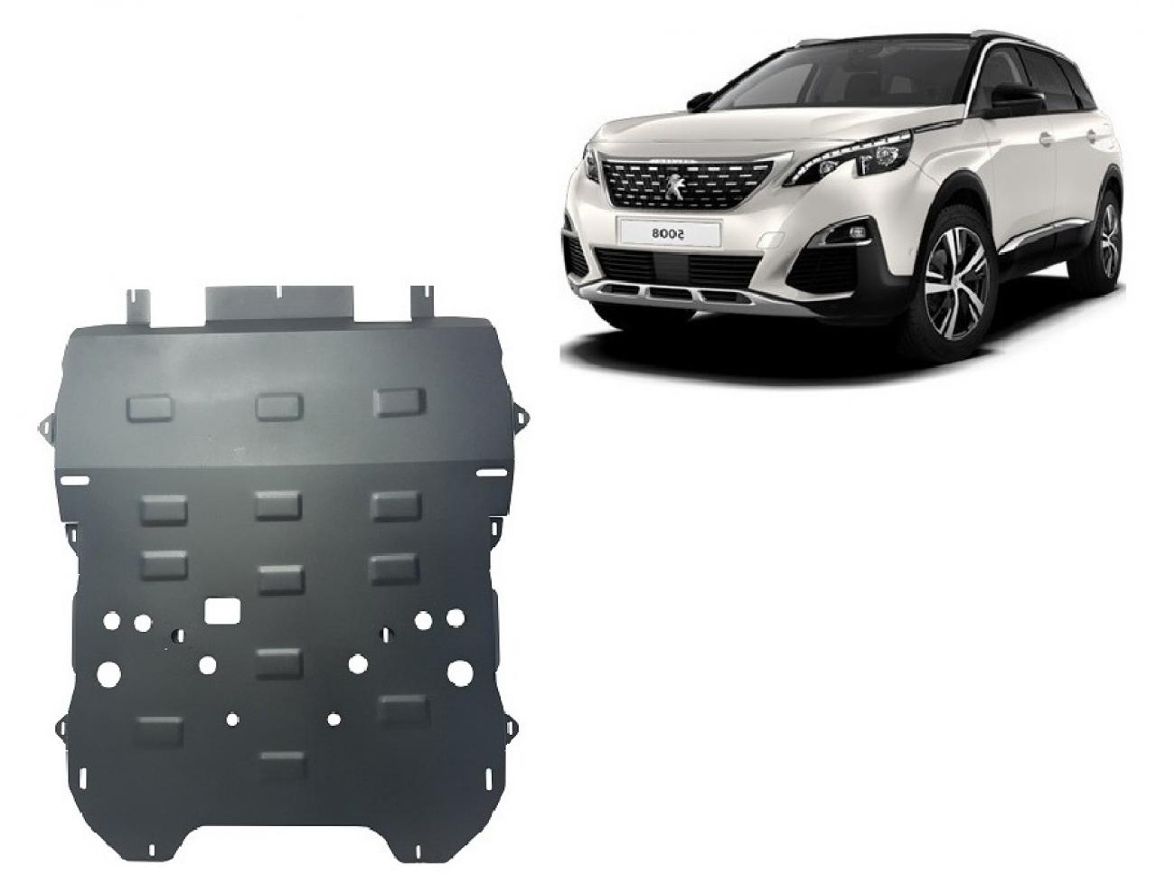 Skid plate Steel Engine+ | Peugeot 5008 (2017-2026) - 2