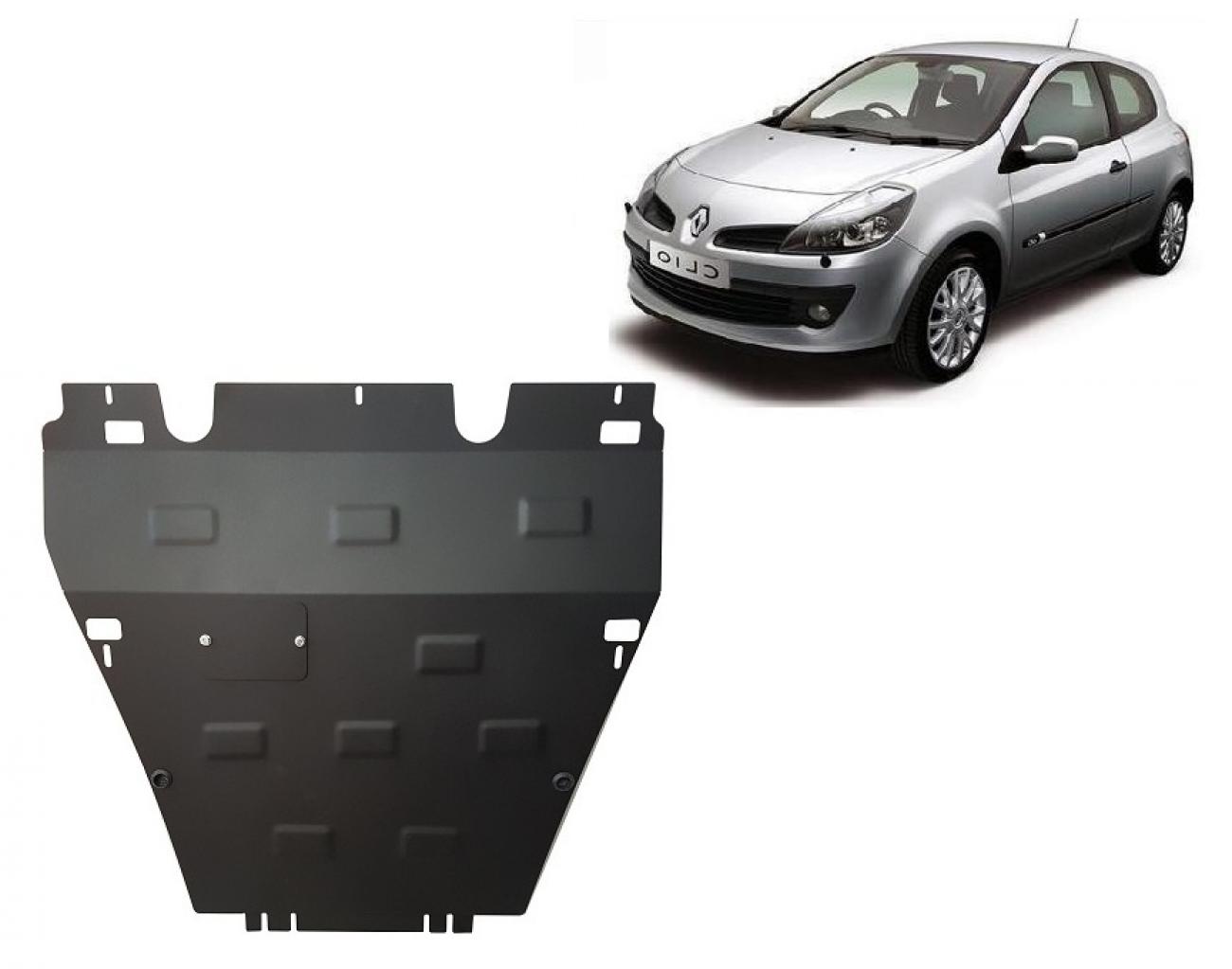 Skid plate Steel Engine+ | Renault Clio 3 (2005-2012) - 2