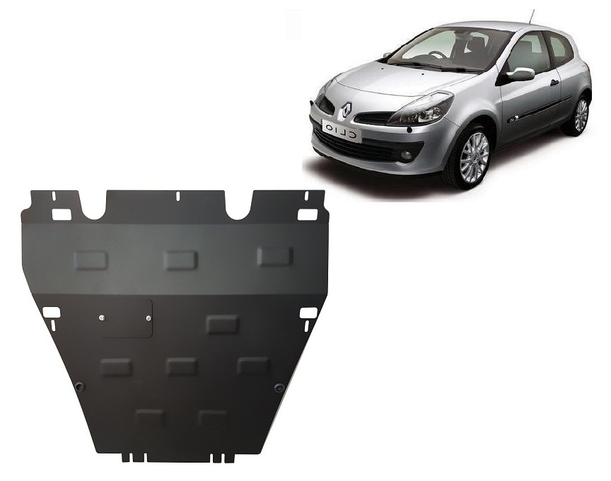 Skid plate Steel Engine+ | Renault Clio 3 (2005-2012) - 2