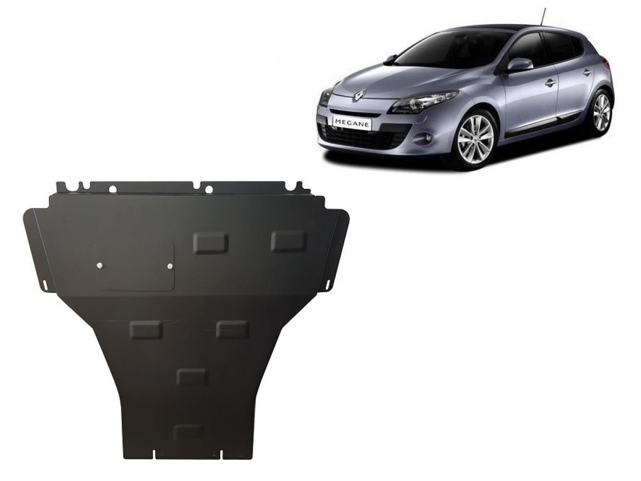 Hasplåt Stål Motor+ | Renault Megane 3 (2008-2016) - 2