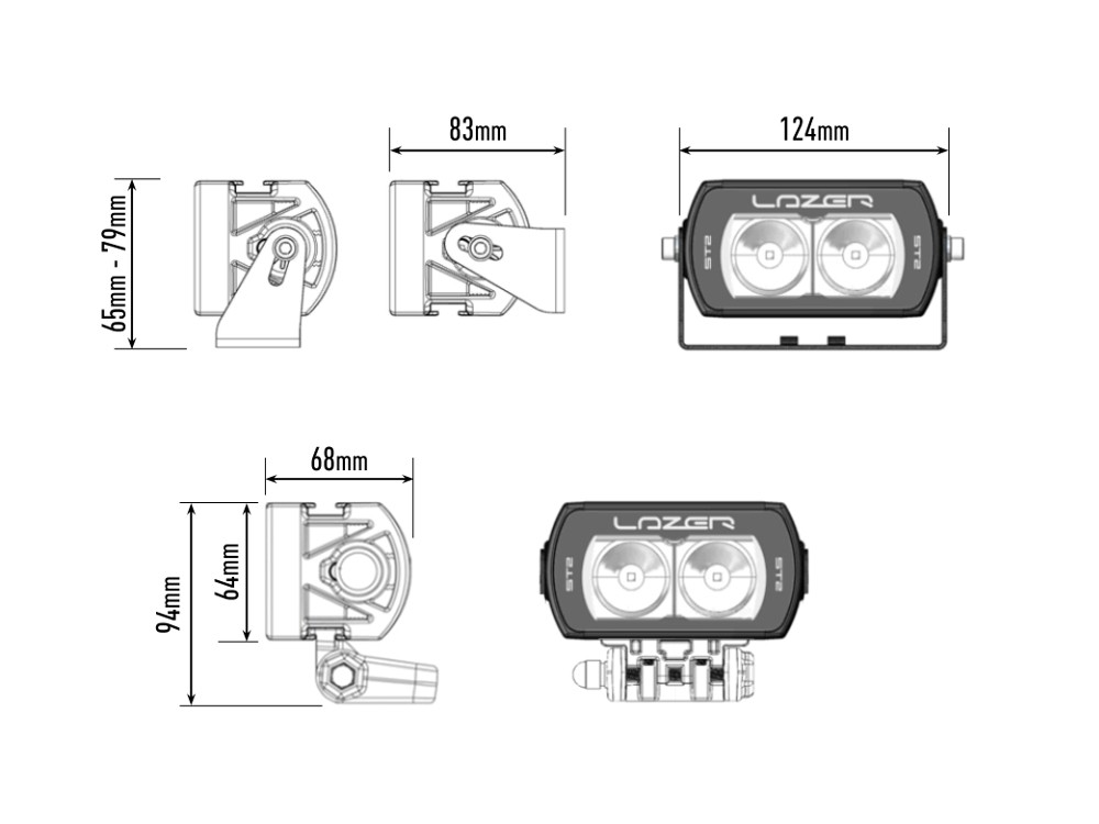 Lazer ST2 Evolution E-merket LED Bar - 5