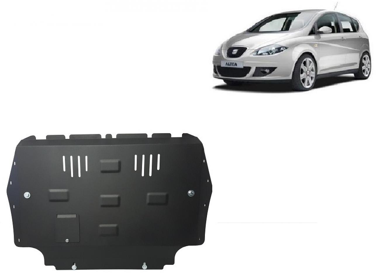 Hasplåt Stål Motor+ | Seat Altea (2010-2015) - 2