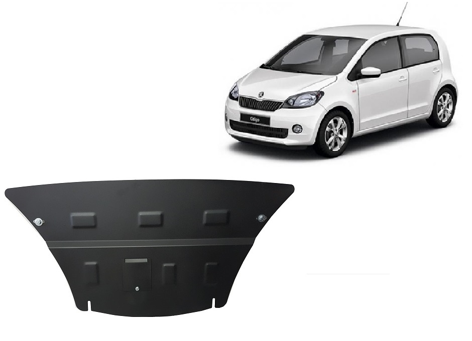 Stalowa osłona podwozia silnika+ | Skoda Citigo (2011-2020) - 2