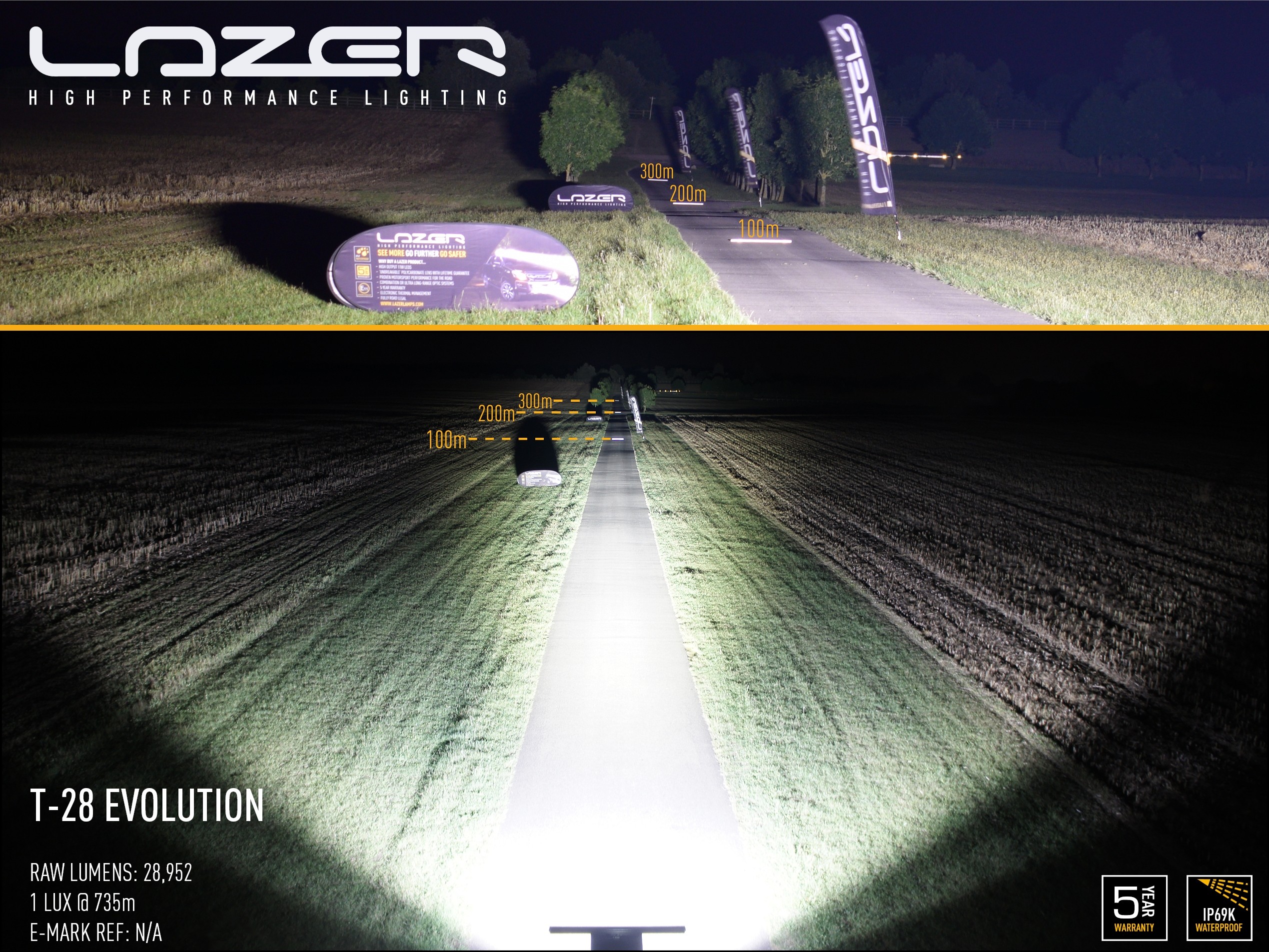 Lazer LED Lichtbalken T28 Evolution 28'952lm