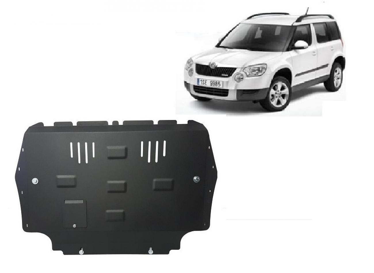 Pohjapanssari Teräs Moottori+ | Skoda Yeti (2009-2012) - 2