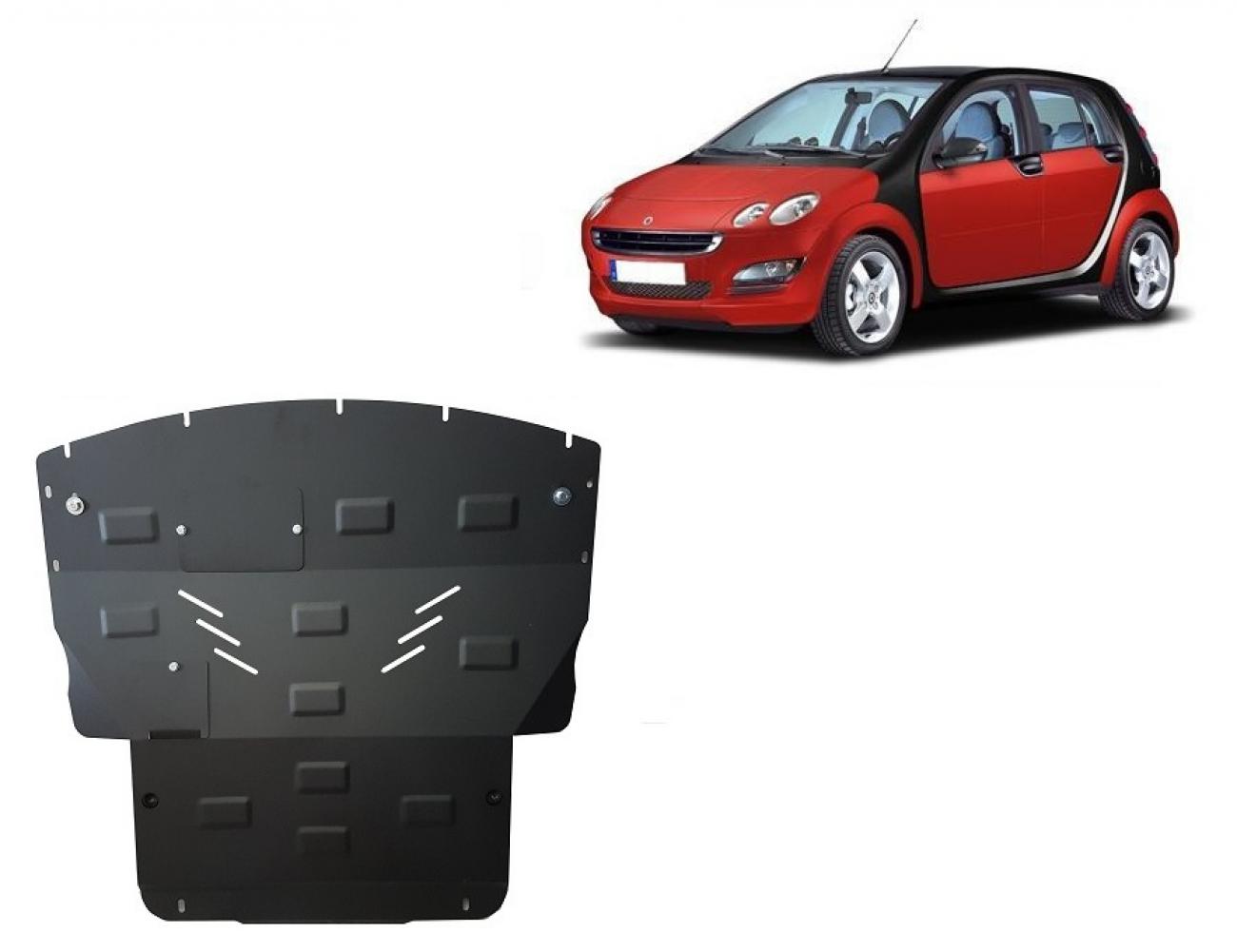 Skid plate Steel Engine+ | Smart ForFour Petrol (2004-2006) - 2