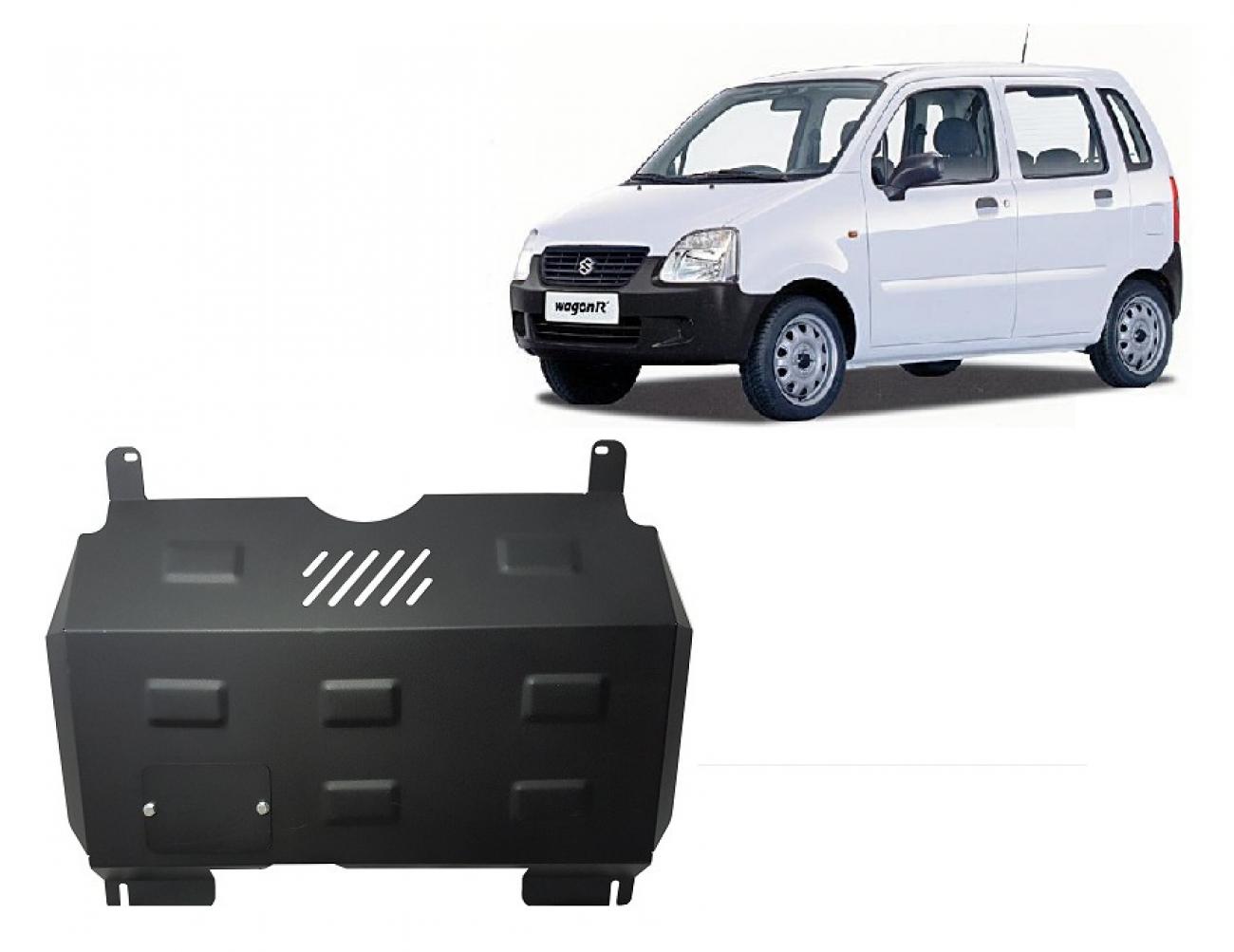 Hasplåt Stål Motor+ | Suzuki Wagon R+ (2000-2026) - 2