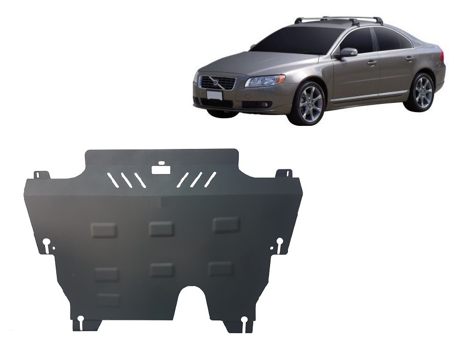 Protection inférieure en acier Moteur+ | Volvo S80 (2006-2016) - 2
