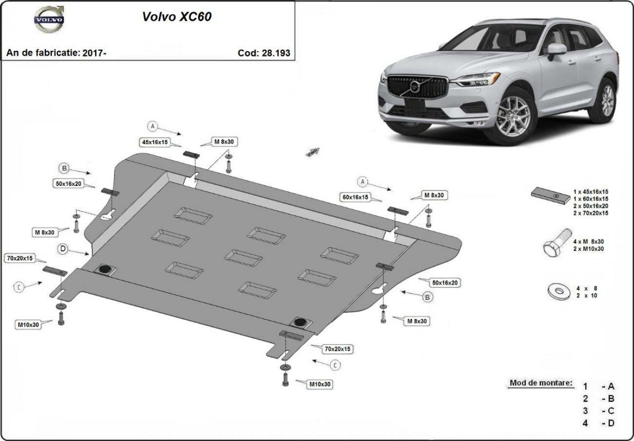 Skid plate Steel Engine+ | Volvo XC60 (2017-2026) - 3