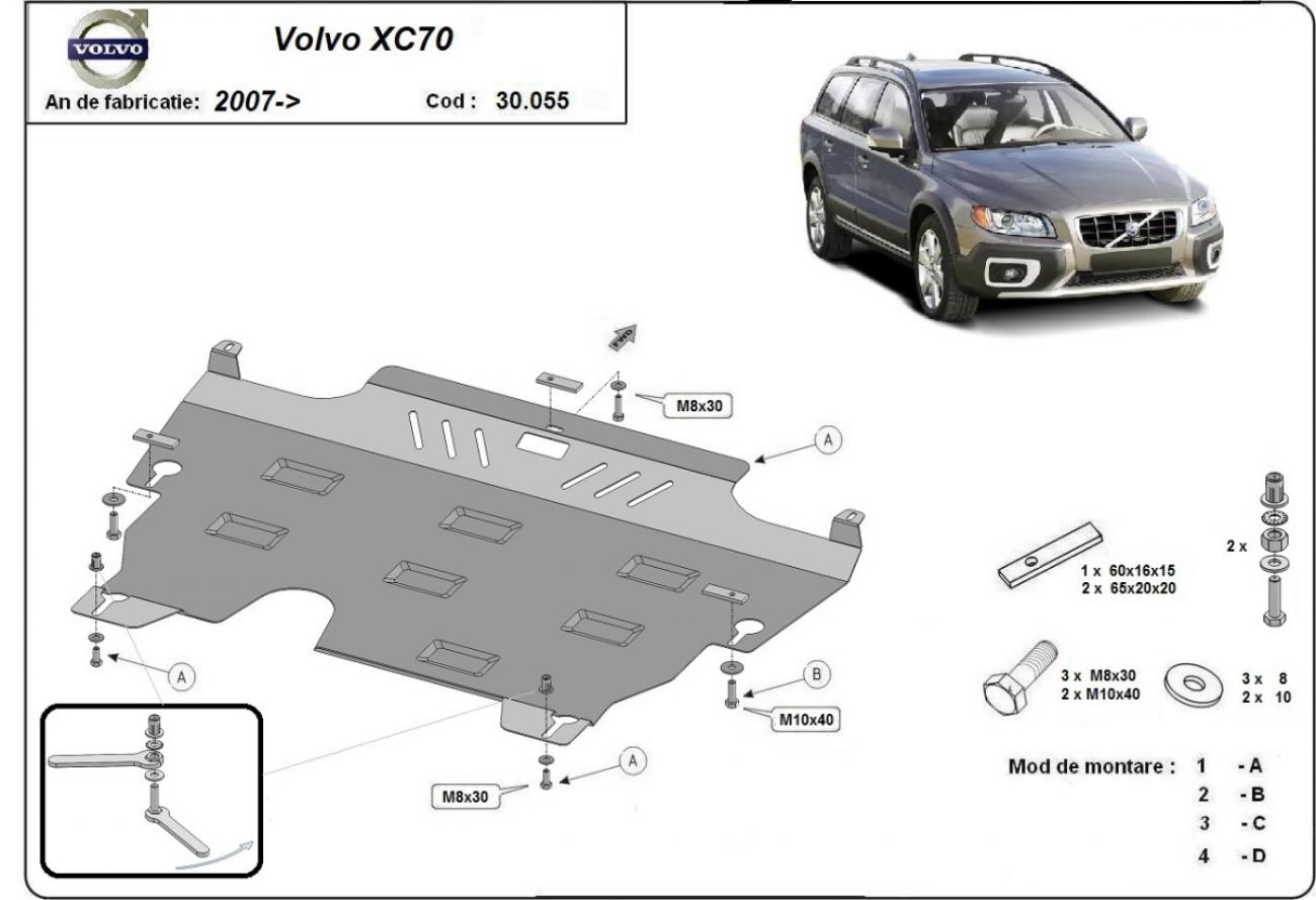 Skid plate Steel Engine+ | Volvo XC70 (2007-2016) - 2