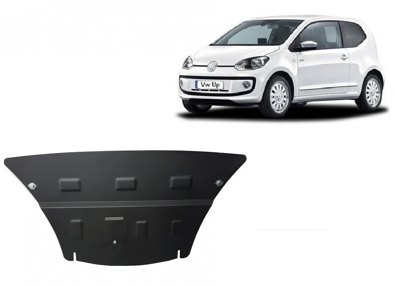 Hasplåt Stål Motor+ | VW Up (2011-2026) - 2