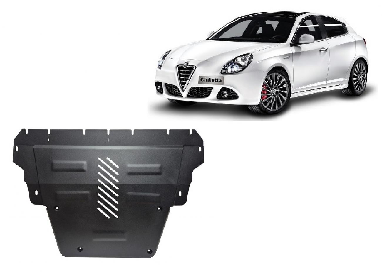 Hasplåt Stål Motor+ | Alfa Romeo Giulietta (2010-2020) - 2