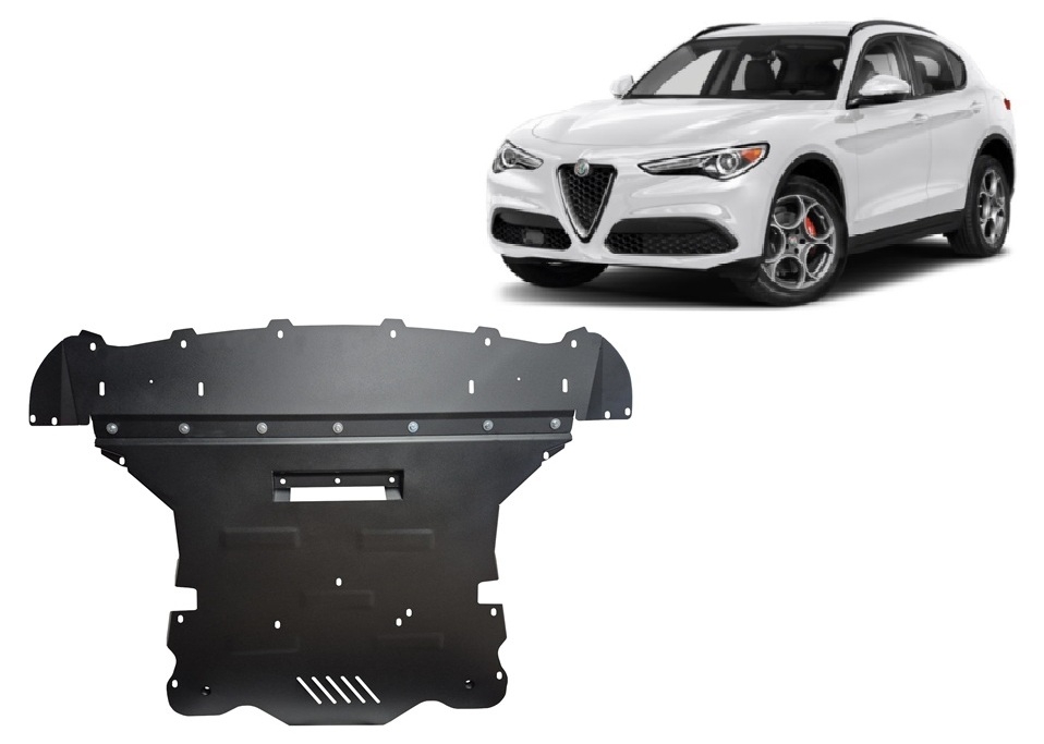 Pohjapanssari Teräs Moottori+ | Alfa Romeo Stelvio (2016-2026) - 10