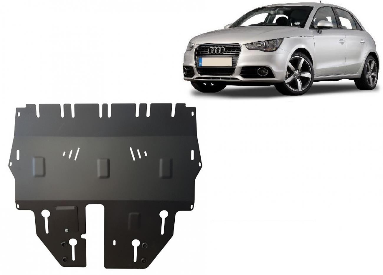 Hasplåt Stål Motor+ | Audi A1 (2010-2017) - 2
