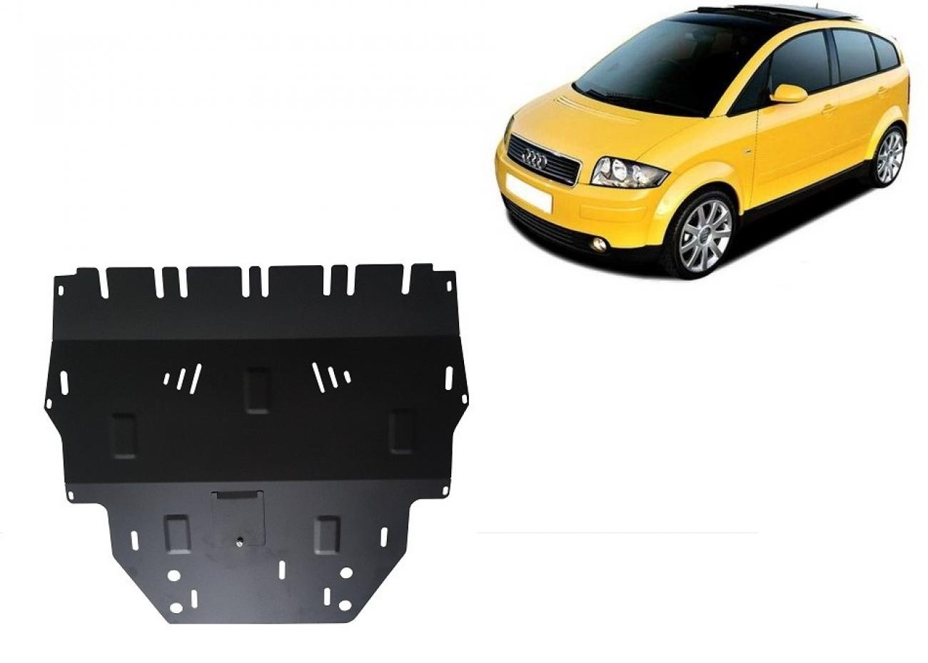 Hasplåt Stål Motor+ | Audi A2 (2000-2005) - 2