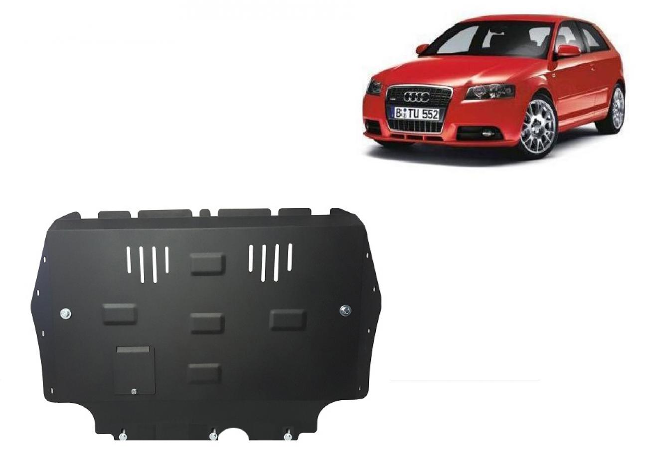 Hasplåt Stål Motor+ | Audi A3 (2003-2008) - 2
