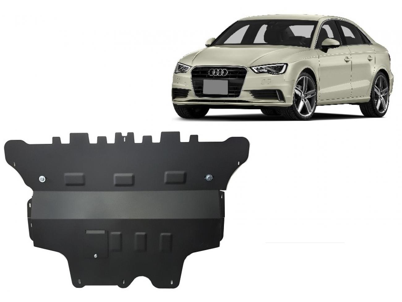 Hasplåt Stål Motor+ | Audi A3 (8V) - Autom. (2012-2020) - 2