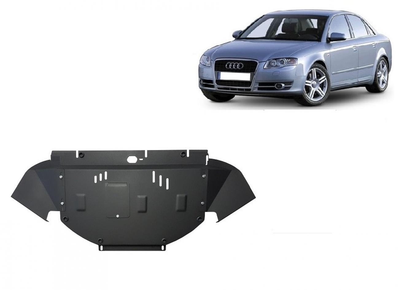 Hasplåt Stål Motor+ | Audi A4 B7 (2005-2008) - 2