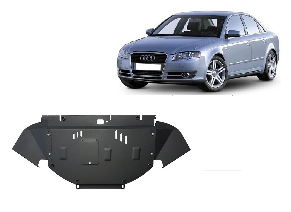 Protector inferior de acero Motor+ | Audi A4 B7 (2005-2008) - 2