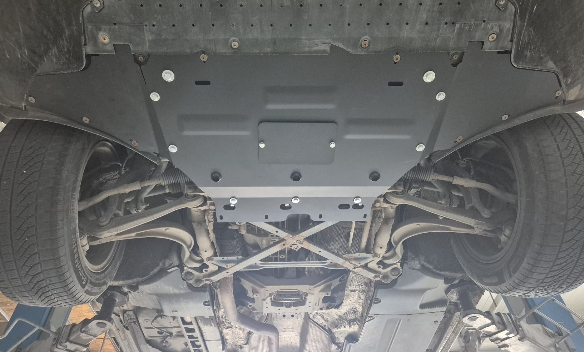 Protezione inferiore in acciaio Motore+ | Audi A4 B8, Petrol (2008-2015) - 7