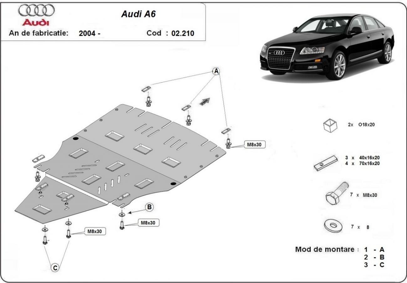 Skid plate Steel Engine+ | Audi A6 (2004-2011) - 3