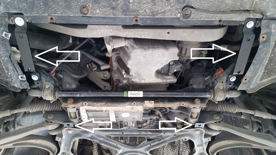 Stalen beschermplaat Motor+ | Audi All Road A6 (2011-2018) - 4