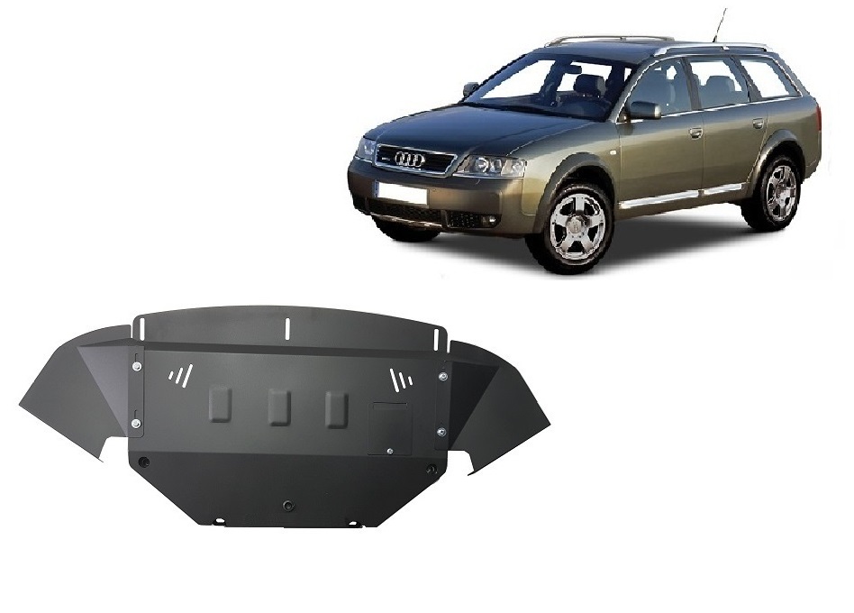 Protezione inferiore in acciaio Motore+ | Audi Allroad A6 (2000-2005) - 2