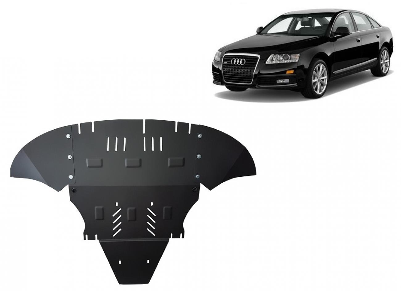 Hasplåt Stål Motor+ | Audi A6 Allroad 2 - avec latéraux (2005-2011) - 2