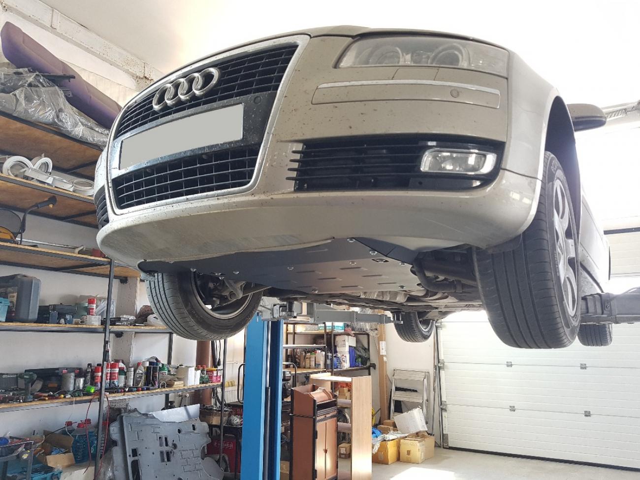 Pohjapanssari Teräs Moottori+ | Audi A8 (2002-2010) - 8