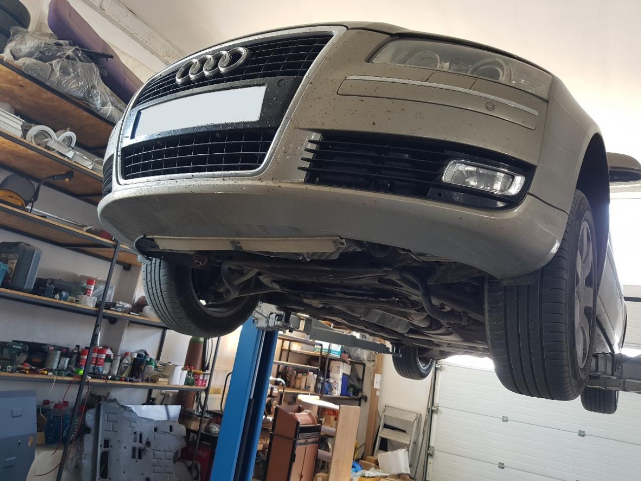 Pohjapanssari Teräs Moottori+ | Audi A8 (2002-2010) - 7