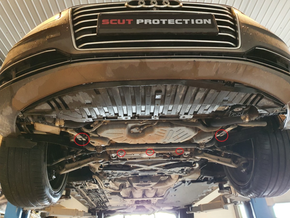 Protection inférieure en acier Moteur+ | Audi A8 (2010-2017) - 8