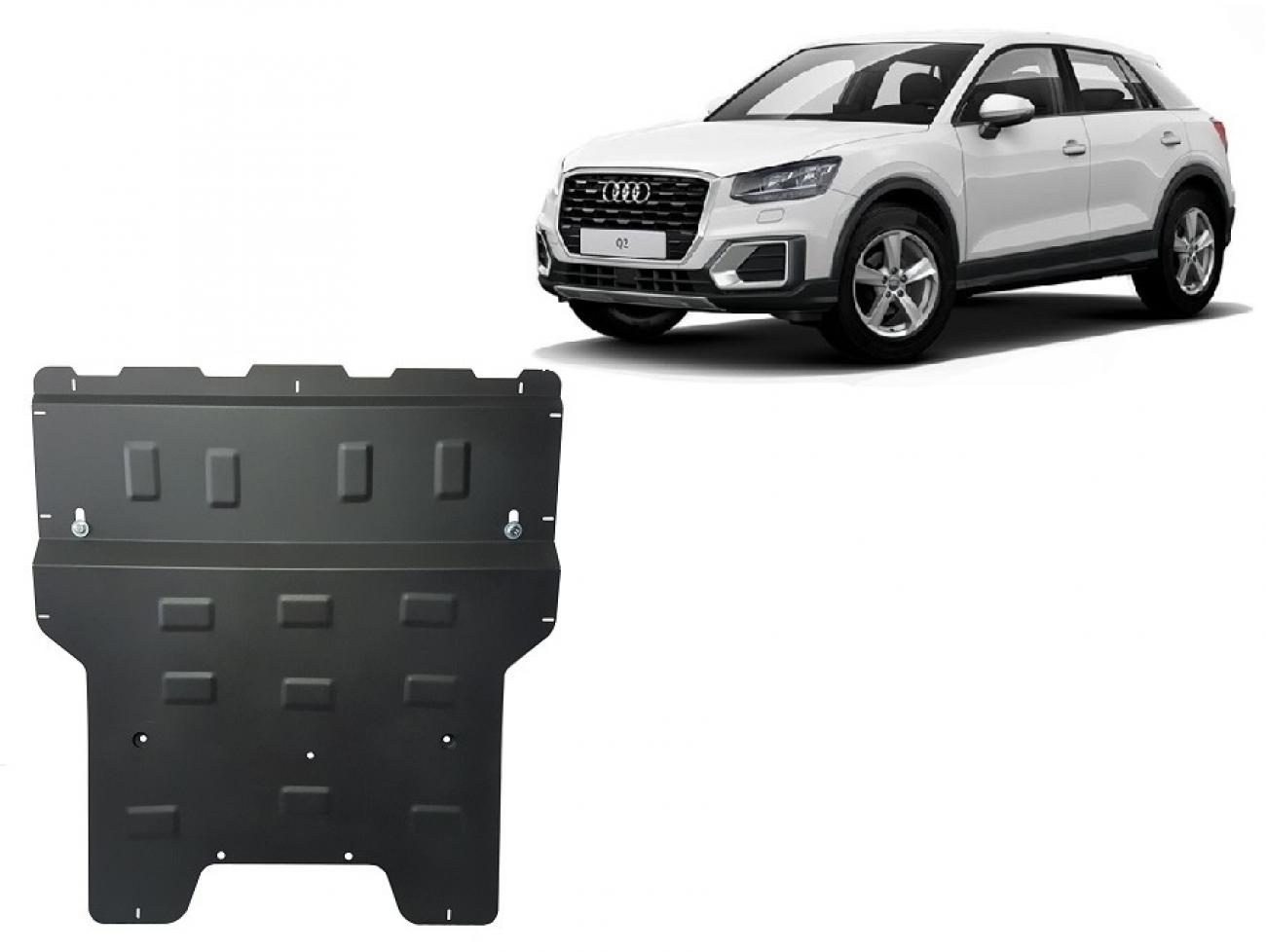 Hasplåt Stål Motor+ | Audi Q2 (2016-2020) - 2