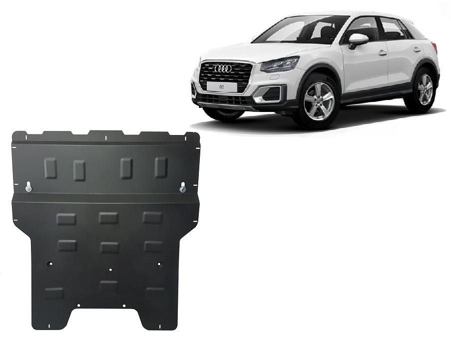 Protection inférieure en acier Moteur+ | Audi Q2 (2016-2020) - 2