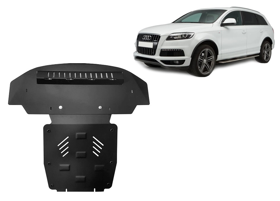 Protezione inferiore in acciaio Motore+ | Audi Q7 S-Line (2006-2015) - 2