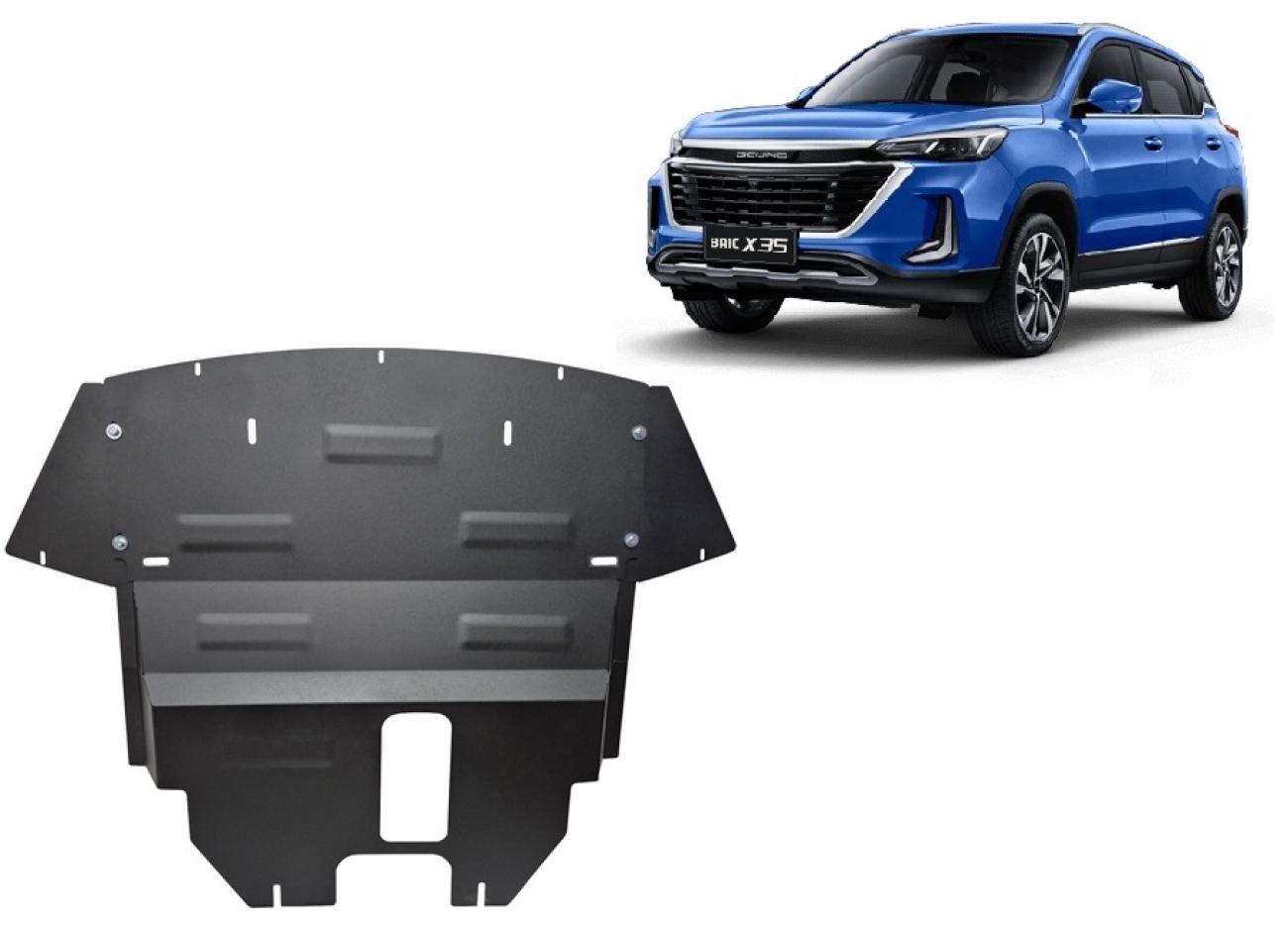 Hasplåt Stål Motor+ | BAIC Beijing X35 (2023-2026) - 2