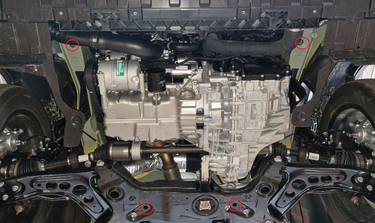 Stalowa osłona podwozia silnika+ | BAIC Beijing X55 (2022-2026) - 4