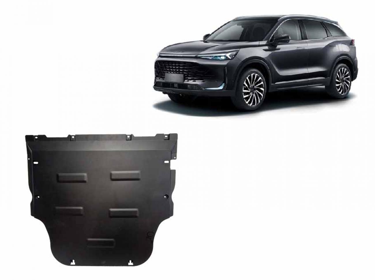 Hasplåt Stål Motor+ | BAIC Beijing X75 (2020-2023) - 2