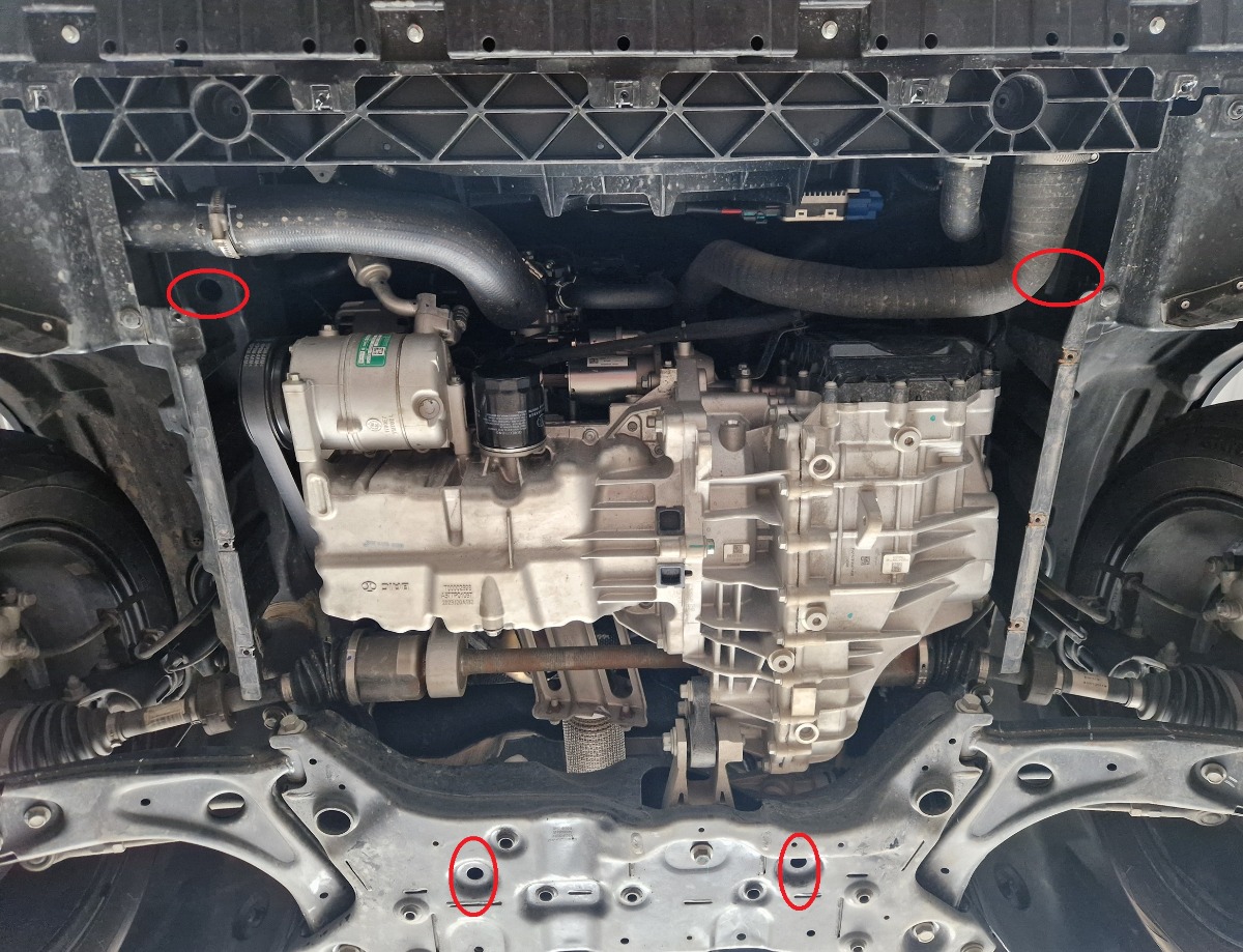 Protector inferior de acero Motor+ | BAIC Beijing X75 (2023-2026) - 4