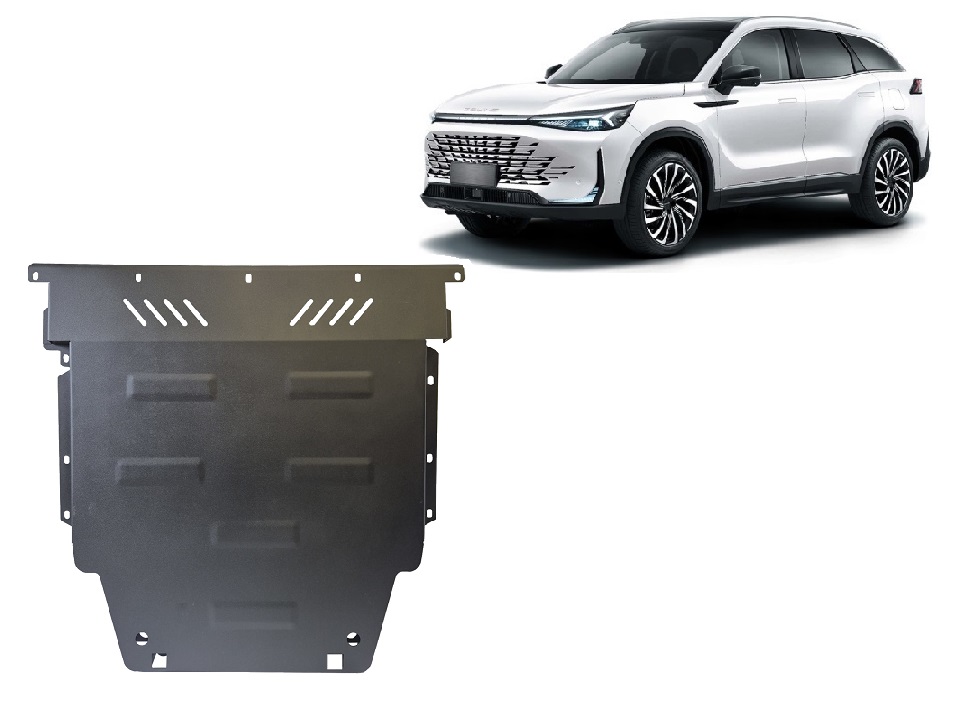 Protector inferior de acero Motor+ | BAIC Beijing X75 (2023-2026) - 2