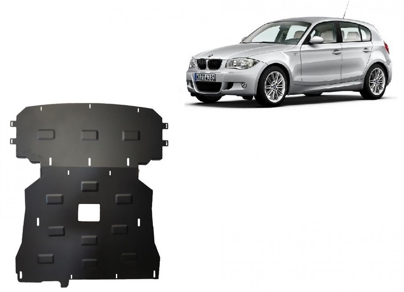 Hasplåt Stål Motor+ | BMW Serie 1 E81/E87/E82 (2004-2011) - 2