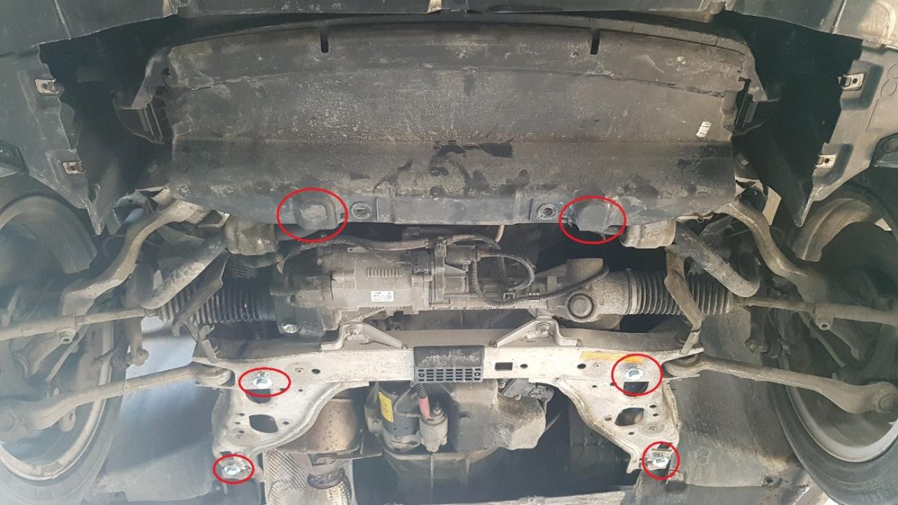 Hasplåt Stål Motor+ | BMW Serie 1 E81/E87/E82 (2004-2011) - 5