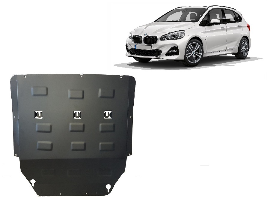 Protezione inferiore in acciaio Motore+ | BMW Serie 2 F45 / F46 (2013-2018) - 2